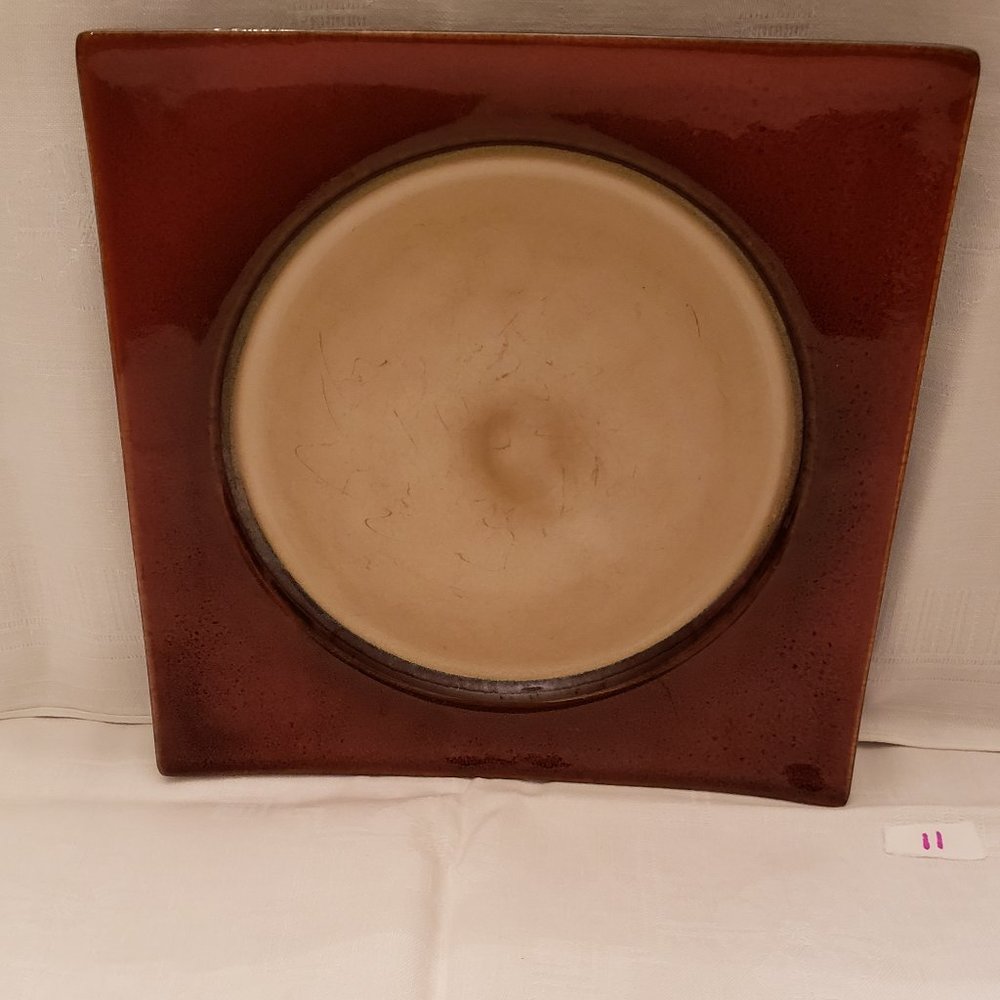 Mikasa Solstice Ruby Red Stoneware Salad Plate Fair Preowned 11